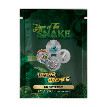 UltraBreaks: Year of the Snake Special Edition featuring 1 oz silver coins and Gold Chase coins