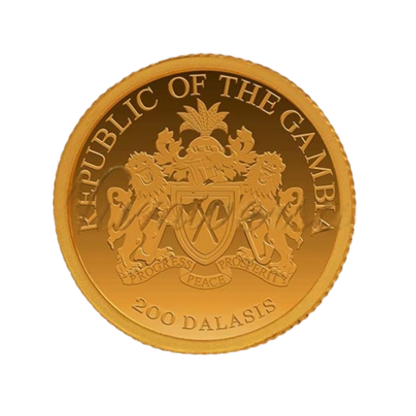 2026 Gambia 40 Years of the Australian Kangaroo 1/100 oz Gold Coin