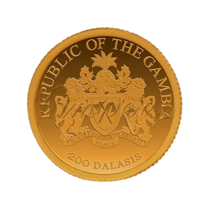2026 Gambia 40 Years of the Australian Kangaroo 1/100 oz Gold Coin