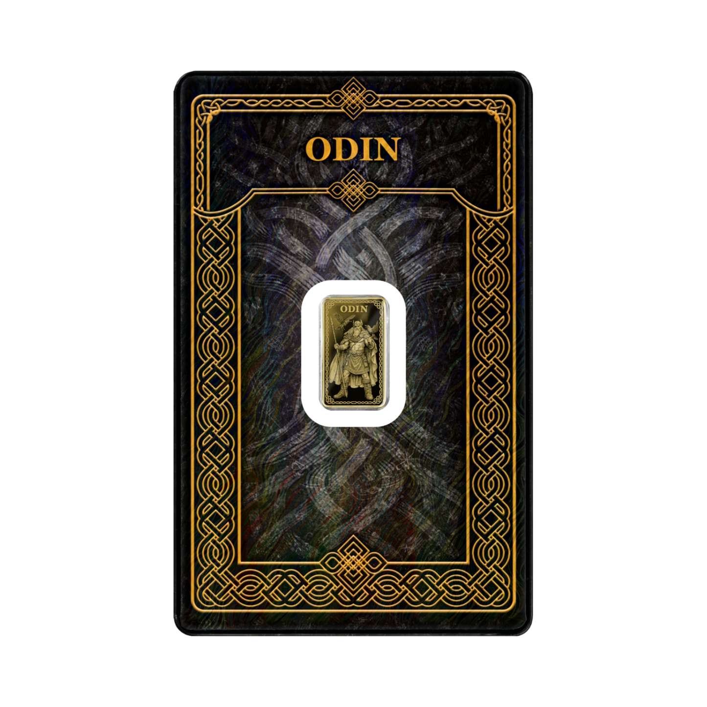 Germania Mint Odin 1/100 oz Gold Bar in Card