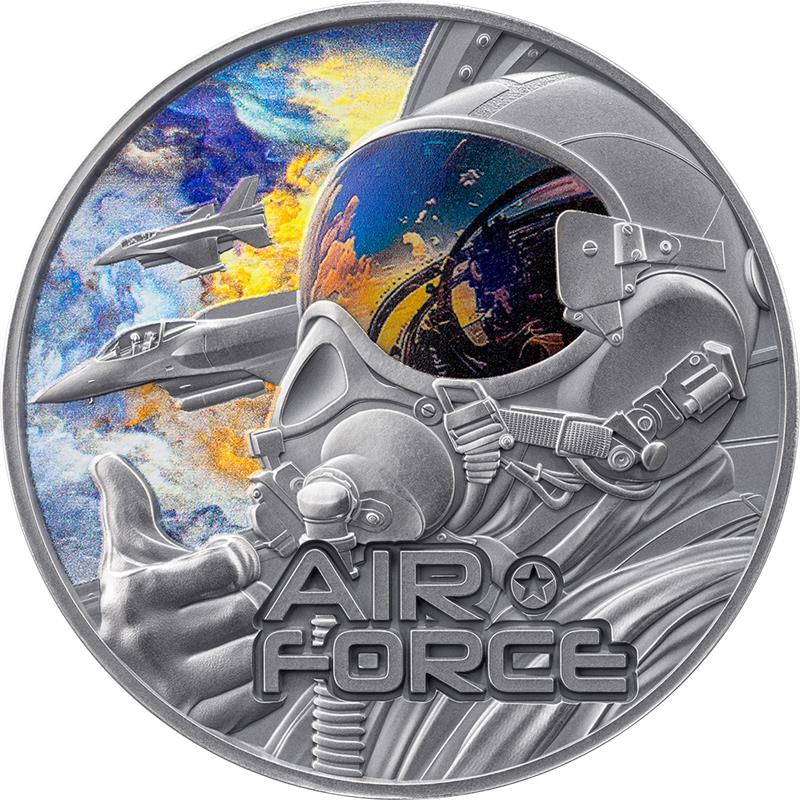 2025 Cameroon Guardians of Freedom Air Force 2 oz Silver Coin - CoinsTV