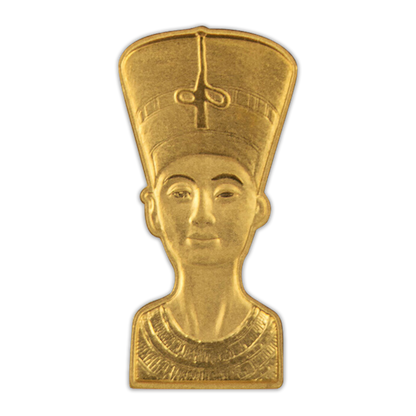 2023 Nefertiti Shaped Coin - 1 Gram Gold