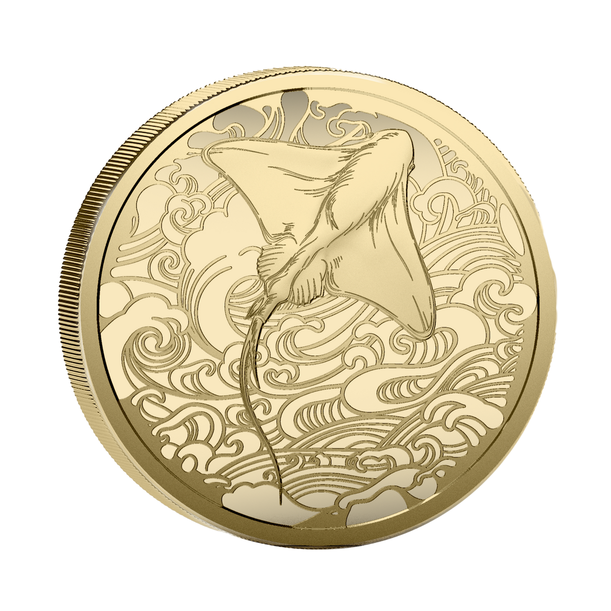 2026 Pitcairn Islands Ocean Wonders Stingray 0.5g Gold Coin