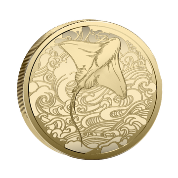 2026 Pitcairn Islands Ocean Wonders Stingray 0.5g Gold Coin