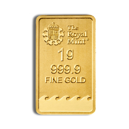 1 gram Gold Bar - Britannia (Carded)