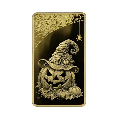 2026 Germania Mint Halloween 2026 1/100 oz Gold Bar in Card