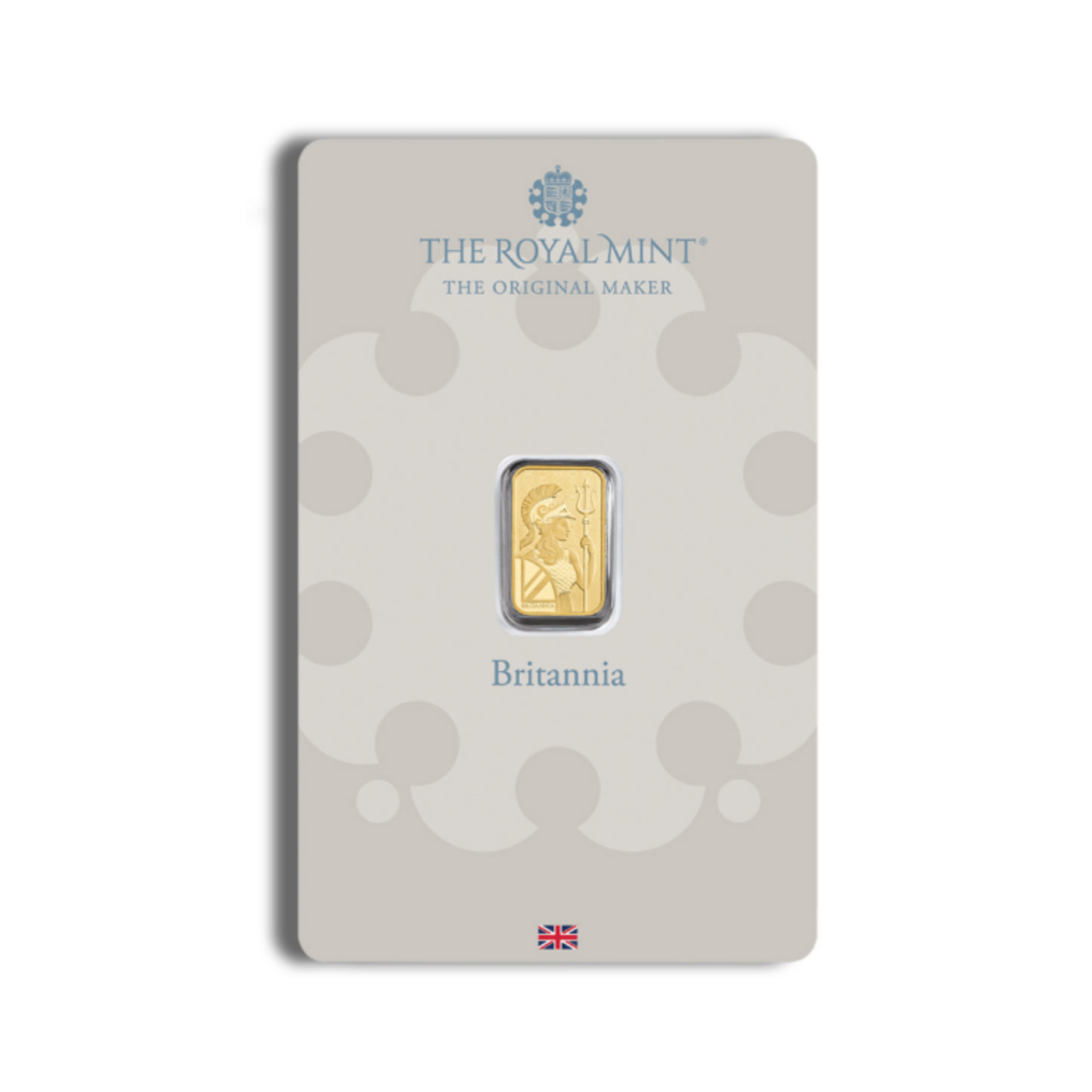 1 gram Gold Bar - Britannia (Carded)