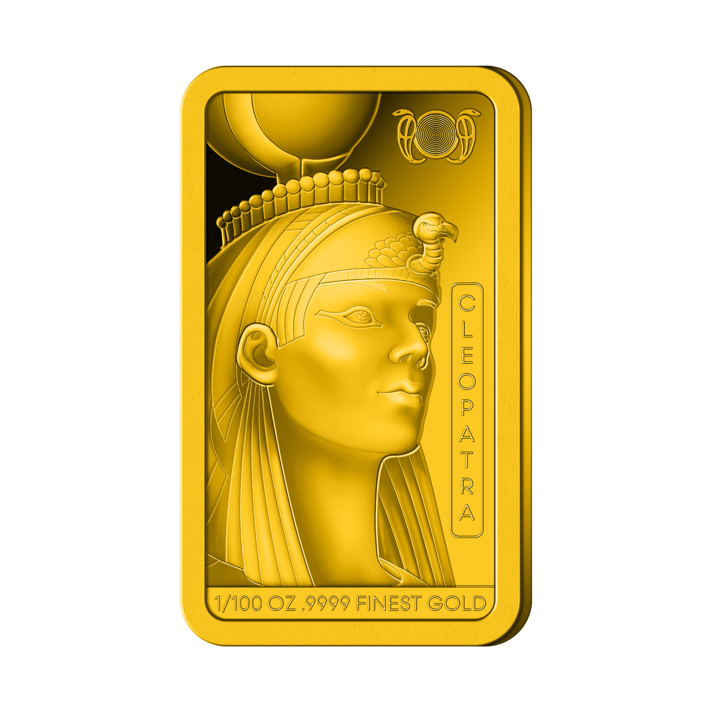 2025 Solomon Islands Ancient Egypt Cleopatra 1/100 oz Gold Bar - CoinsTV