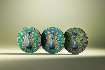 2025 Cook Islands Spectrum Peacock Colorized 1 oz Silver Proof - CoinsTV