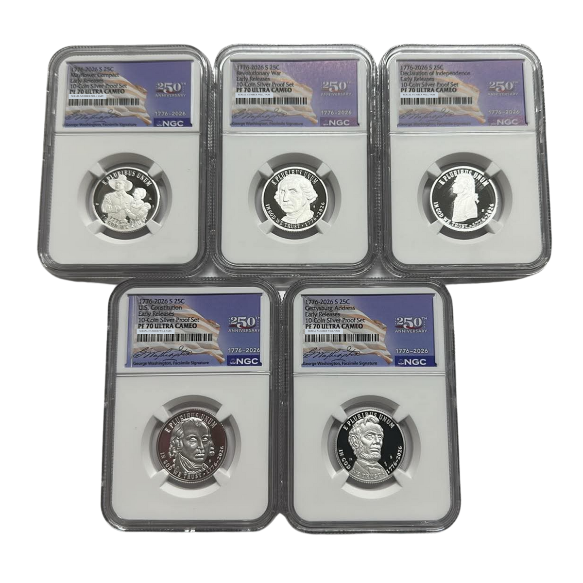 2026-S U.S. 250th Anniversary Quarter NGC PF70 UCAM ER – Mystery Grab Bag