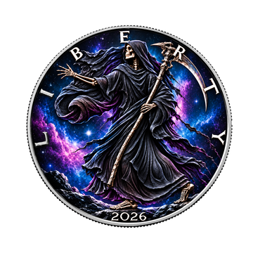 2026 Silver Eagle - Grim Reaper Edition - CoinsTV