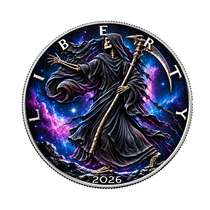 2026 Silver Eagle - Grim Reaper Edition - CoinsTV