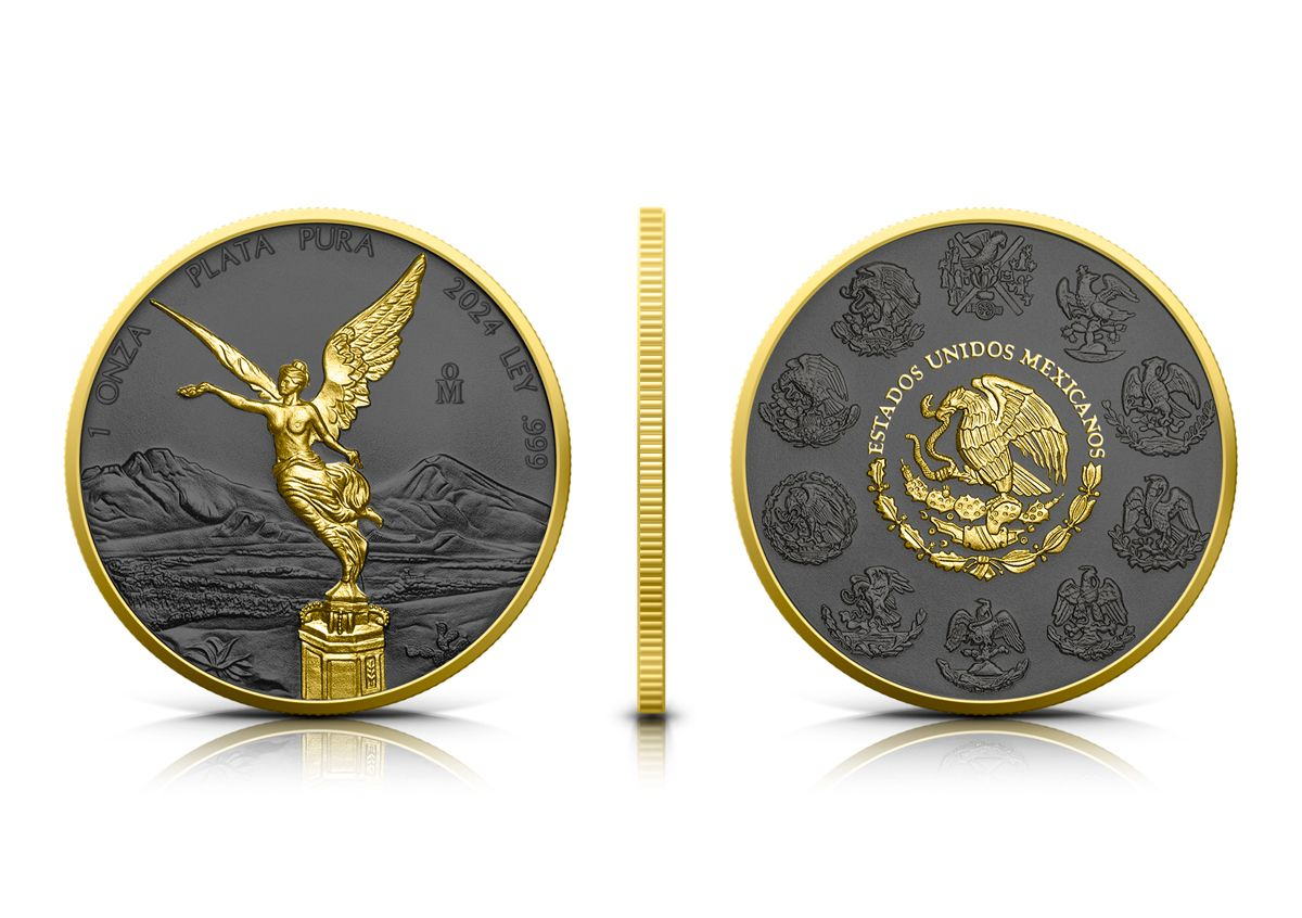 2024 Golden Ring Libertad 1 Oz Silver Coin - CoinsTV