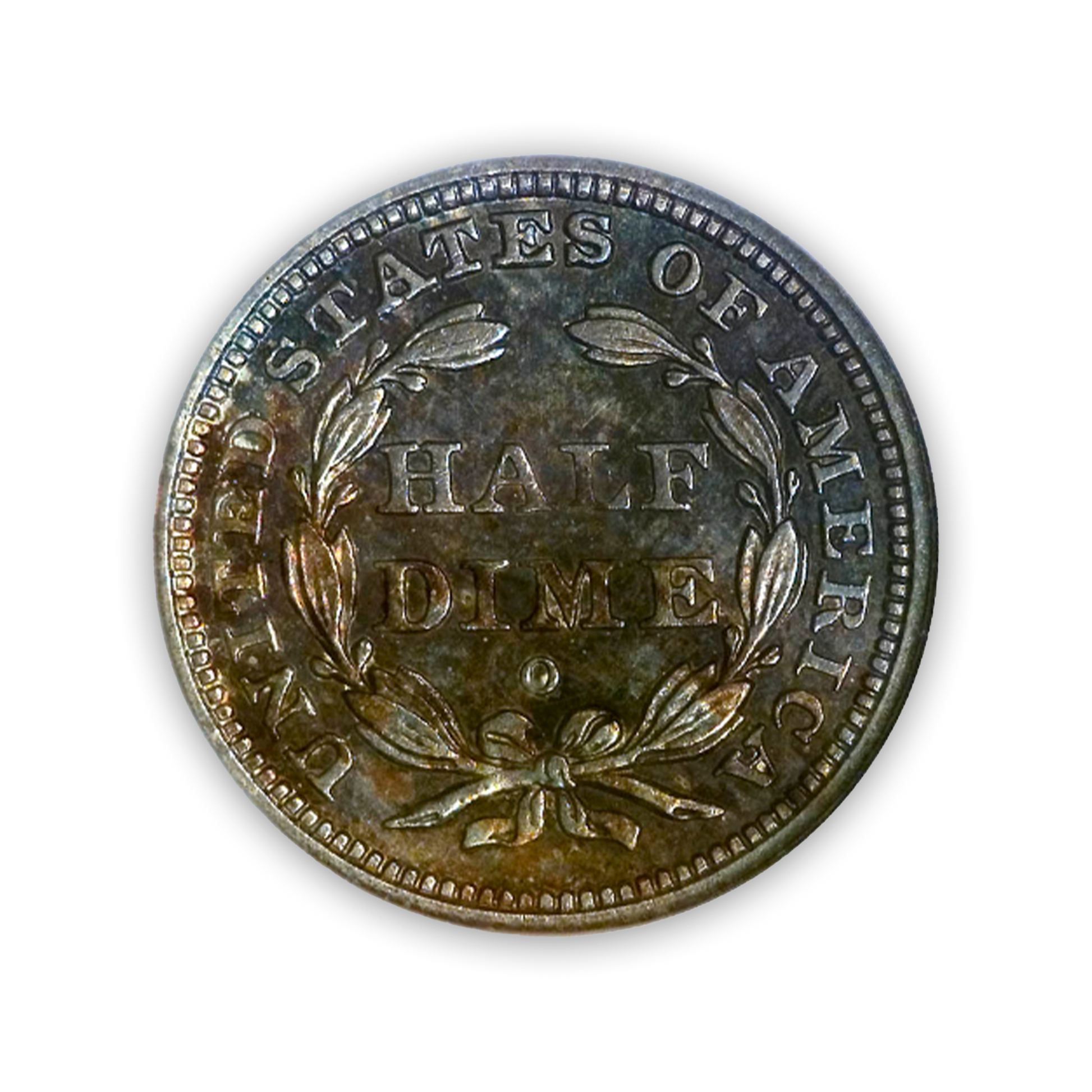 Seated Liberty Half Dime - New Orleans mint- Collectors Quality Circulated - CoinsTV
