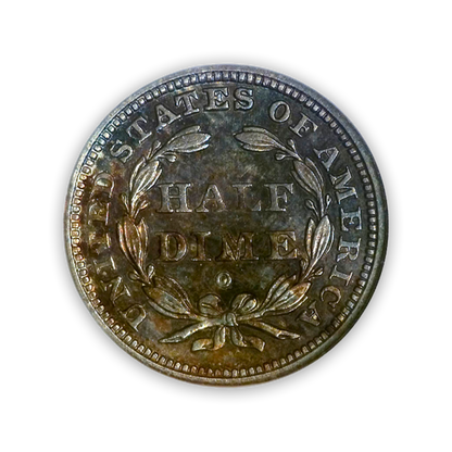 Seated Liberty Half Dime - New Orleans mint- Collectors Quality Circulated - CoinsTV