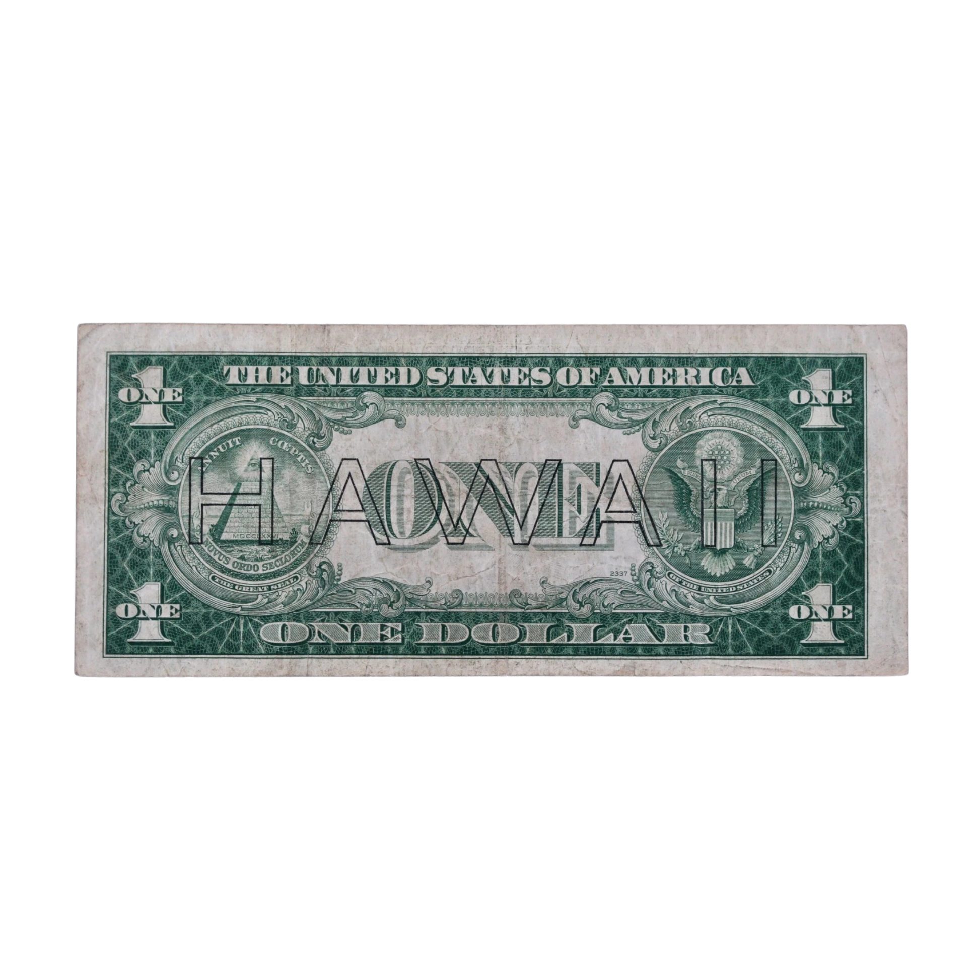 1935 $1 Hawaii Overprint Silver Certificate – Brown Seal VF-XF - CoinsTV