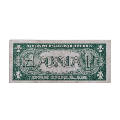 1935 $1 Hawaii Overprint Silver Certificate – Brown Seal VF-XF - CoinsTV
