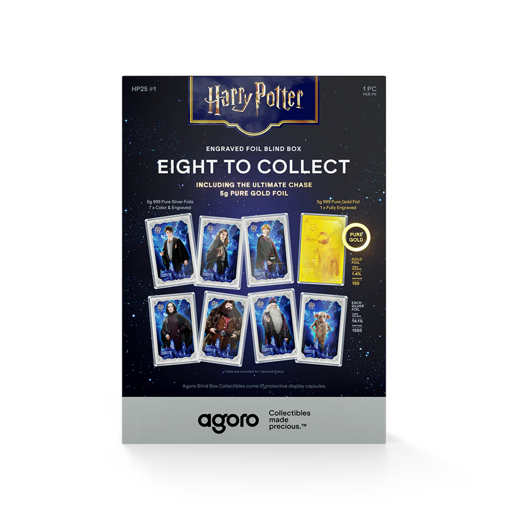 Harry Potter - Blind Box - 25 Years of Magic 5gm Silver Foil - CoinsTV