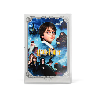 Harry Potter - Theatrical Movie Posters - 2 HP & The Philosopher’s Stone 1 oz Silver Foil Agoro