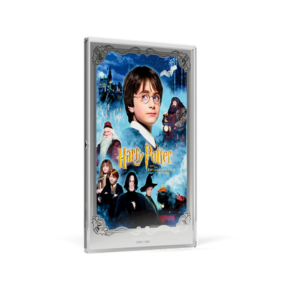 Harry Potter - Theatrical Movie Posters - 2 HP & The Philosopher’s Stone 1 oz Silver Foil Agoro