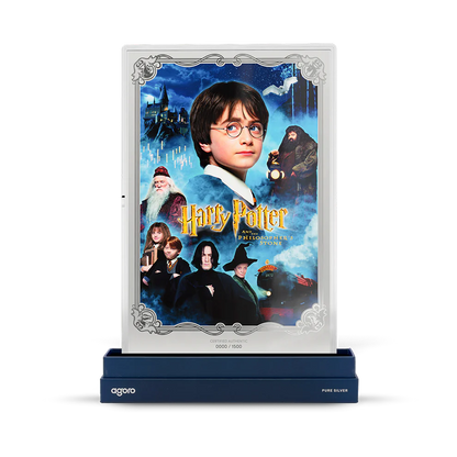Harry Potter - Theatrical Movie Posters - 2 HP & The Philosopher’s Stone 1 oz Silver Foil Agoro