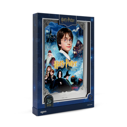 Harry Potter - Theatrical Movie Posters - 2 HP & The Philosopher’s Stone 1 oz Silver Foil Agoro