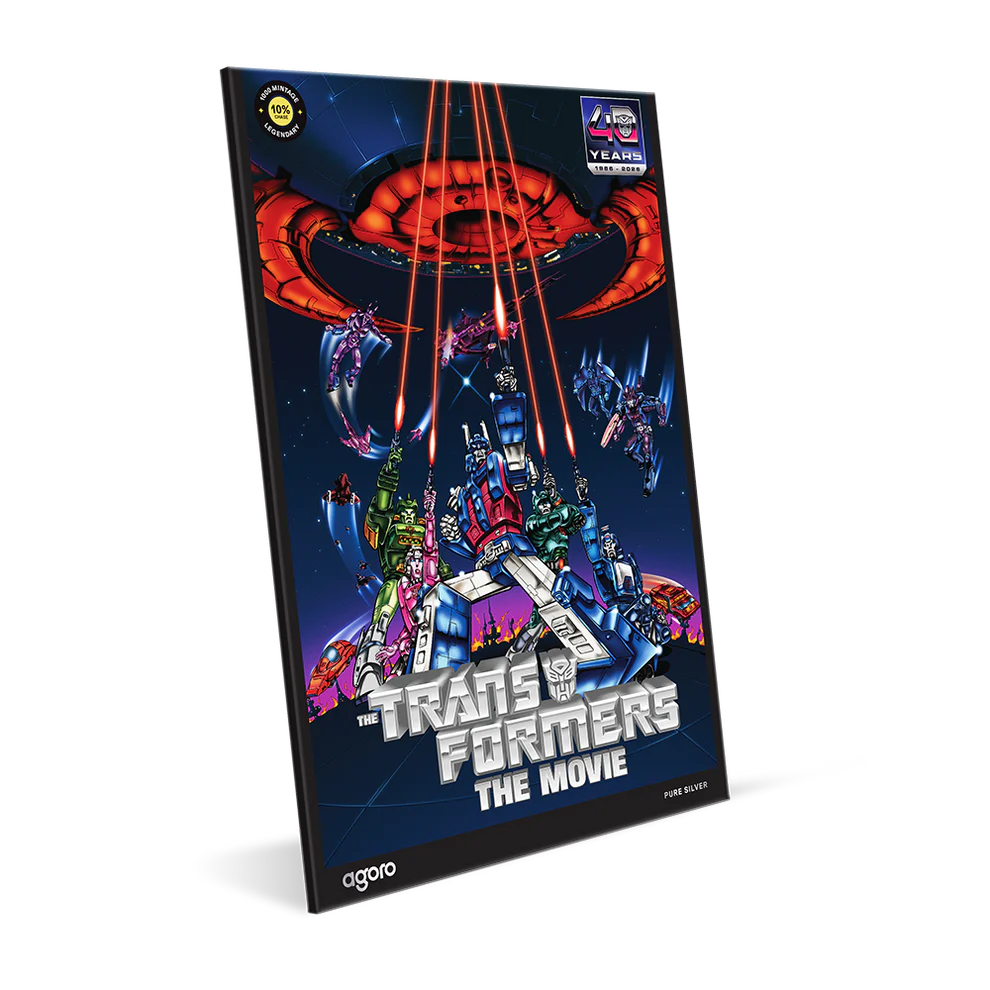 2026 Niue The Transformers: The Movie (1986) Poster 1 oz Silver Collectible Foil