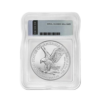 2026 Silver Eagle Colors of Liberty ICG MS70 - First Edition Gold Label