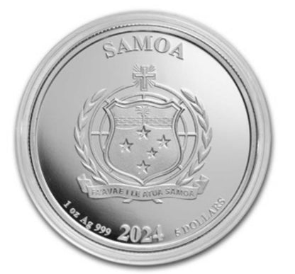 2024 Samoa DC The Joker Night Villain Edition 1 oz Silver Coin - CoinsTV