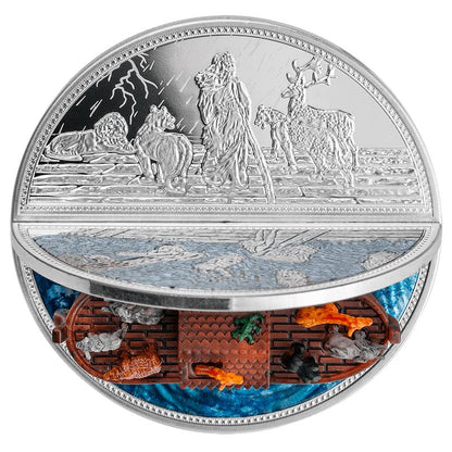 2023 Niue Ark of Noah 3D 2 oz Silver Coin - CoinsTV