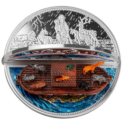 2023 Niue Ark of Noah 3D 2 oz Silver Coin - CoinsTV