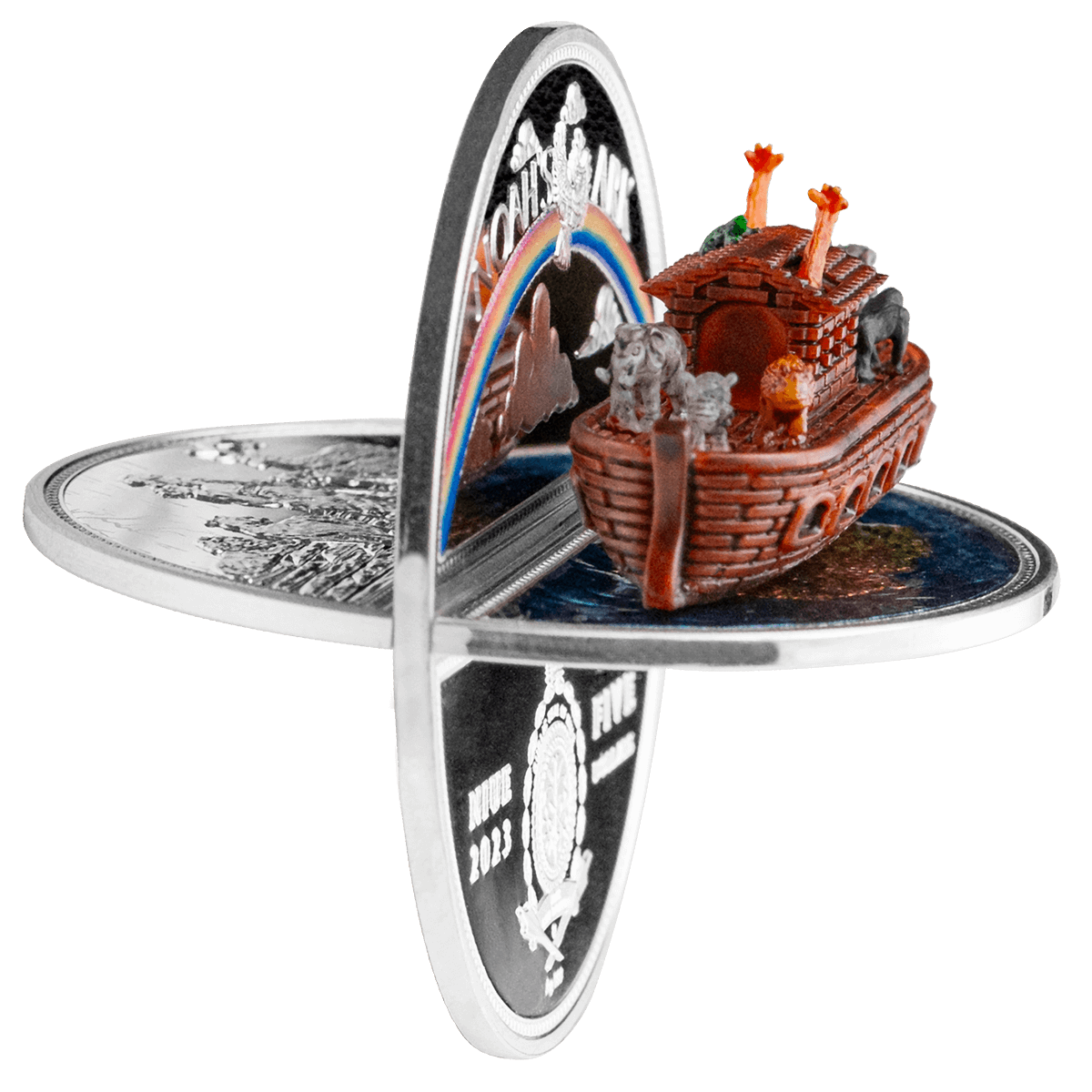 2023 Niue Ark of Noah 3D 2 oz Silver Coin - CoinsTV