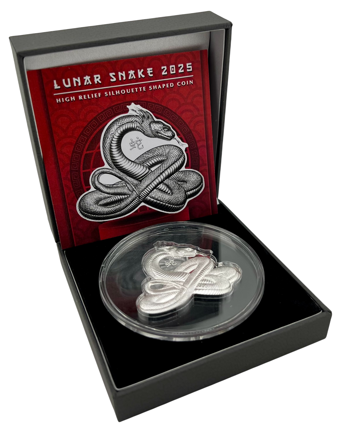 2025 Cameroon Lunar Snake Shaped Proof 1 oz Silver Coin - CoinsTV