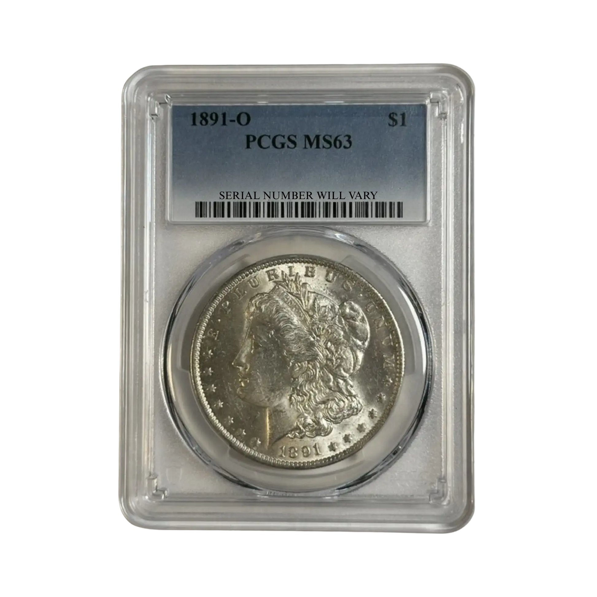1891-O Morgan Silver Dollar New Orleans - PCGS MS63 - CoinsTV