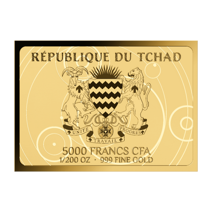 Chad Chichen Itza 1/200 oz Gold Coin