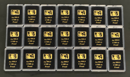 2023 Solomon Islands Disney Grab Bag 1/100 oz Gold Bar - CoinsTV