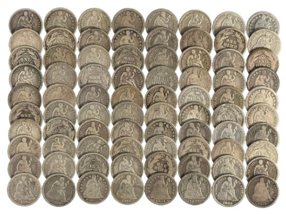 Seated Liberty Dime - Collectors Quality Circulated - CoinsTV