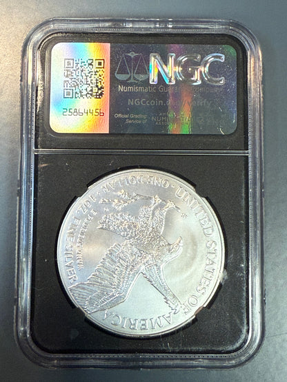 2024 Silver Eagle Donald J. Trump Signature Label - First Releases NGC MS70