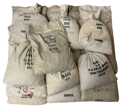 The Crater Lake Hoard – BU Copper Memorial Rolls from Mint-Sealed Bags (1959–1982)