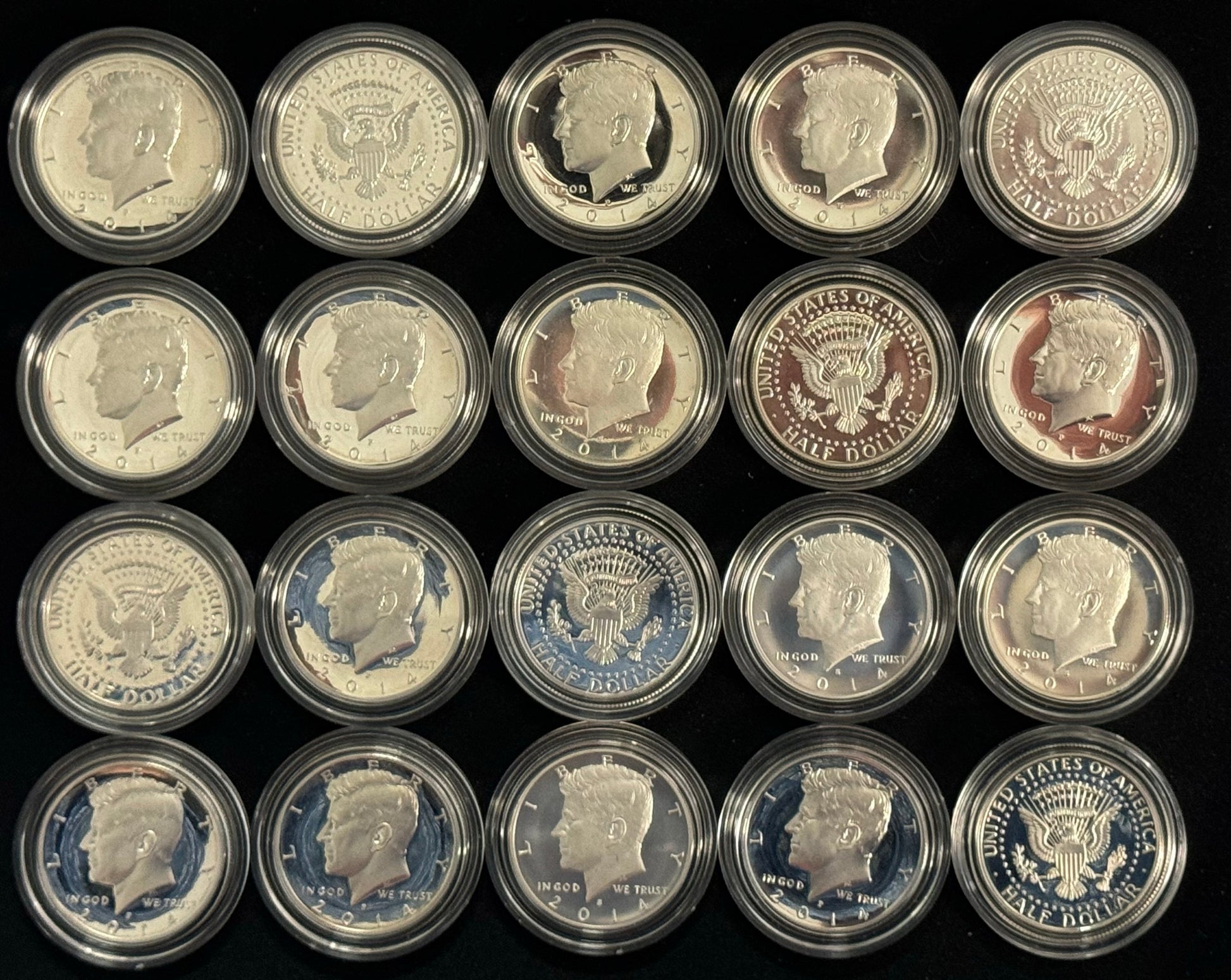 2014 Kennedy Silver Half Dollar Proof Uncirculated  In Capsule - CoinsTV