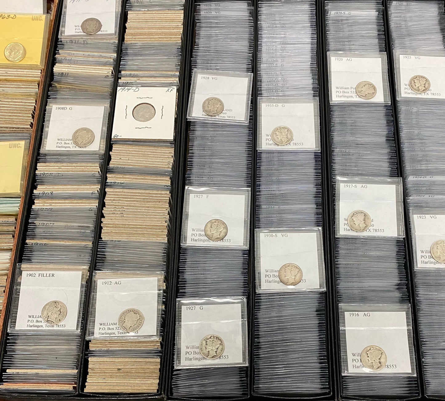 Dealer Estate Dimes - 5 Pack - CoinsTV