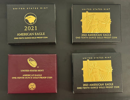 $5 Gold Eagle 1/10 oz Proof Grab Bag OGP - CoinsTV