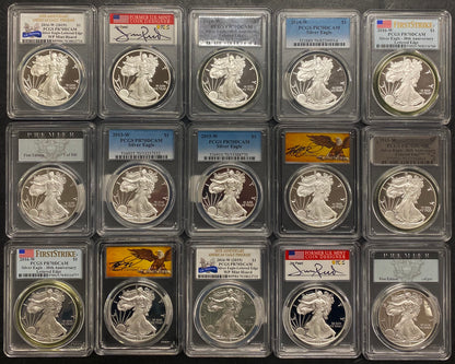 Perfect Proof Silver Eagles - Coin Shop Find