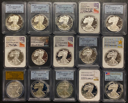 Perfect Proof Silver Eagles - Coin Shop Find