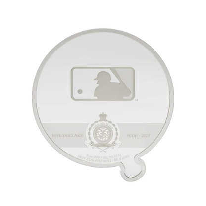 2025 MLB - New York Yankees Team Logo 3oz Silver