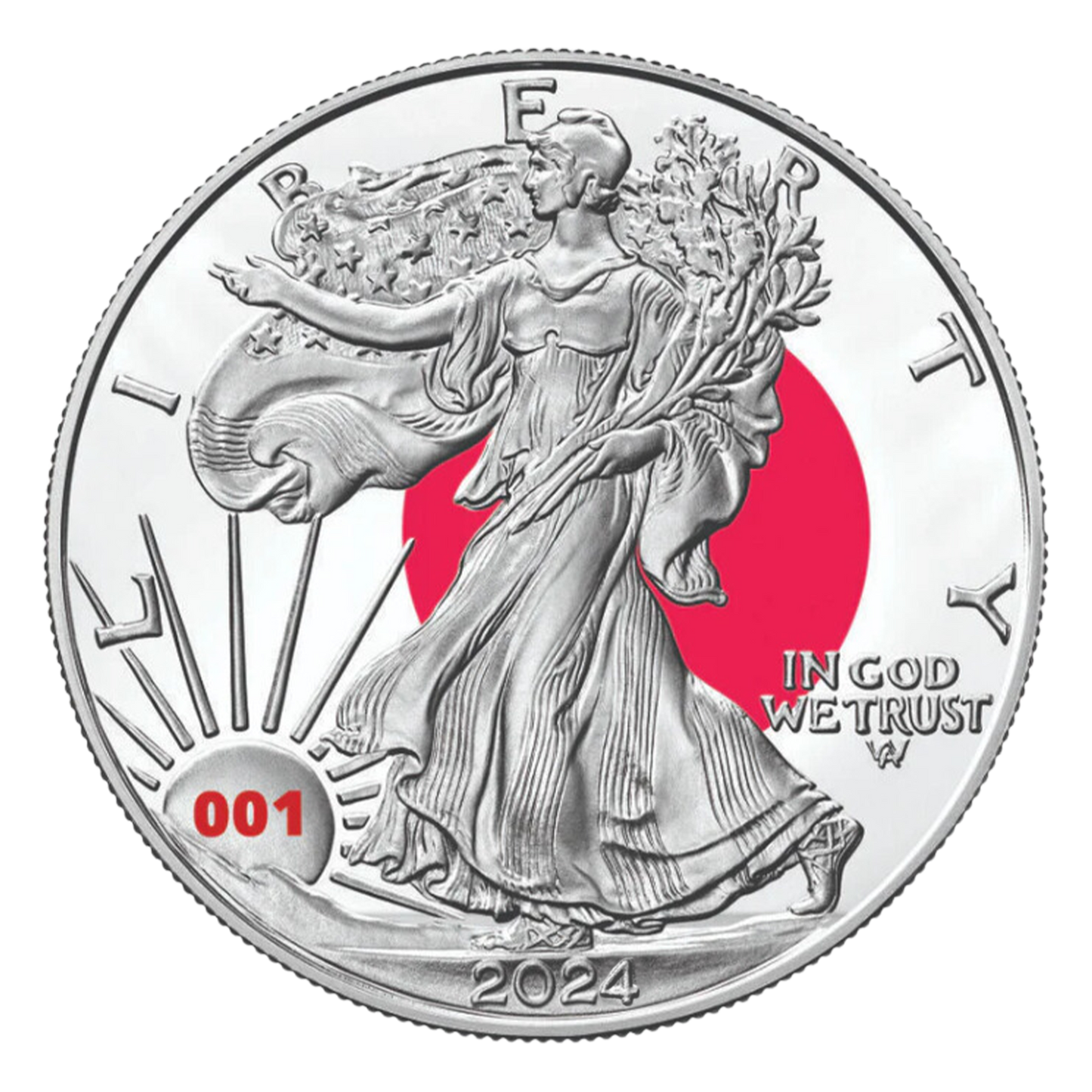 2024 Flags of the World Silver Eagle - Japan - First Edition - CoinsTV