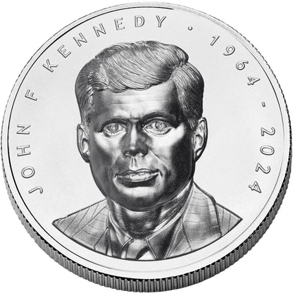 2024 Fiji John F. Kennedy UHR 1 oz Silver Coin - CoinsTV