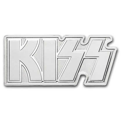2024 50 Years of KISS Shaped 1 oz Silver Medal - CoinsTV