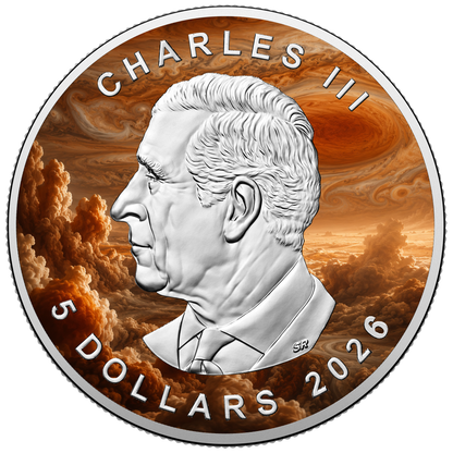 2026 Jupiter Maple Leaf - Planets of the Solar System Series