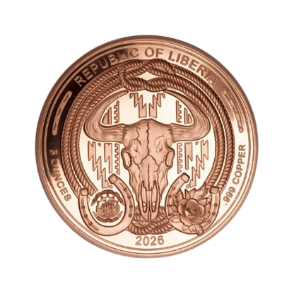 2026 Liberia U.S. Marshal Service HR Proof 5 oz Copper Coin